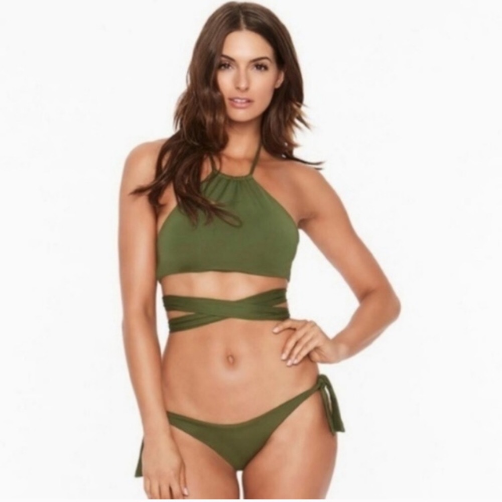 NWT l*space jungle wrap bikini set